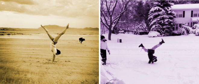 Handstands are Fun for All Seasons!
