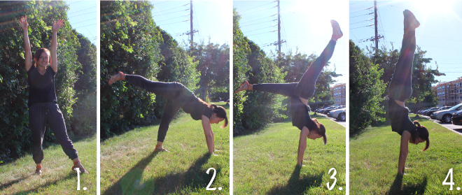 Step by Step Handstand Instructions