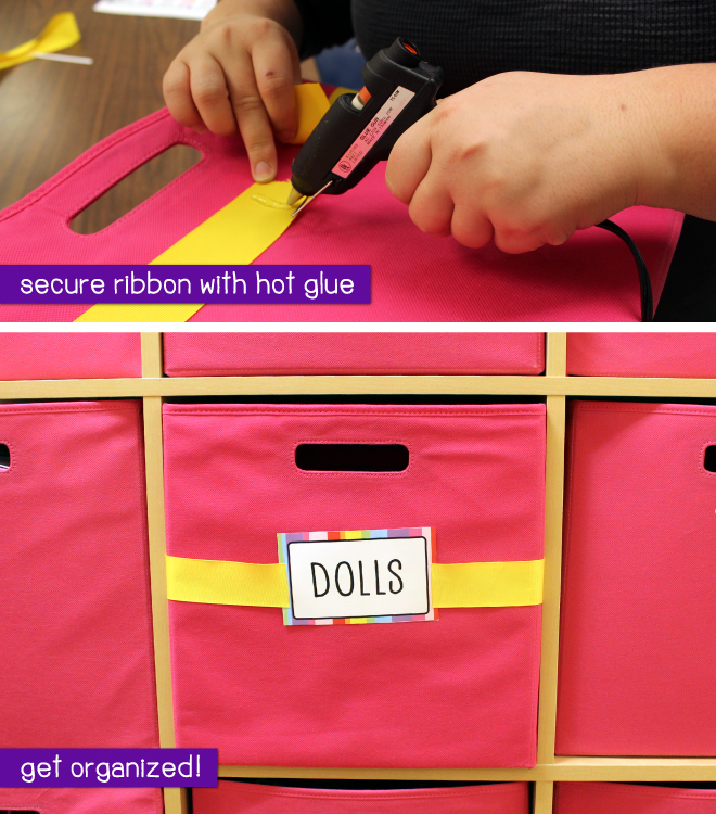 DIY Storage Bin Organization  Idea 