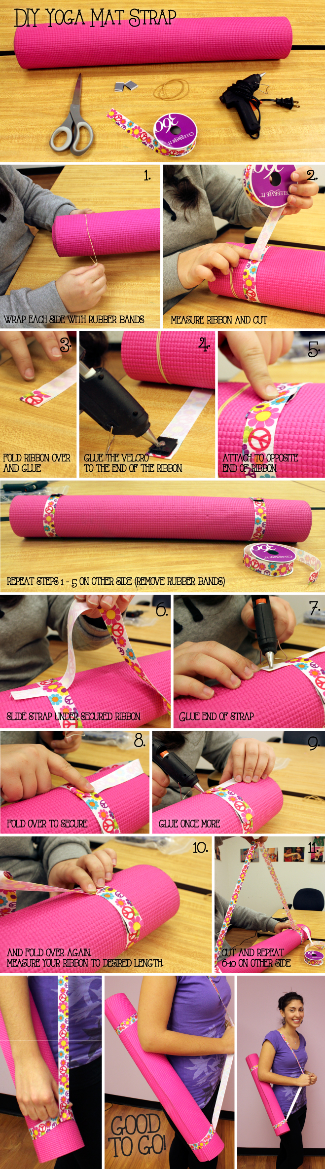 How to Make a Yoga Mat Strap 