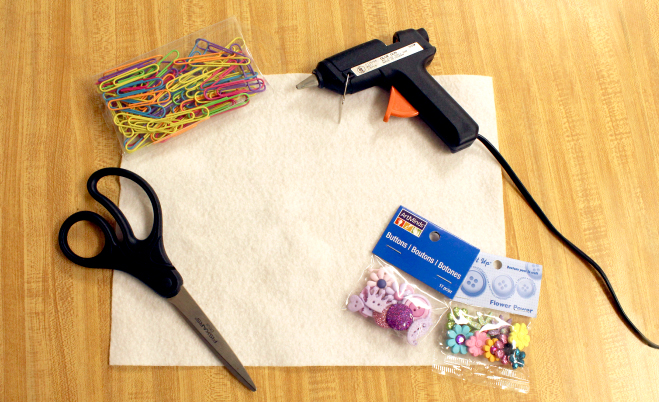 DIY bookmark craft supplies 