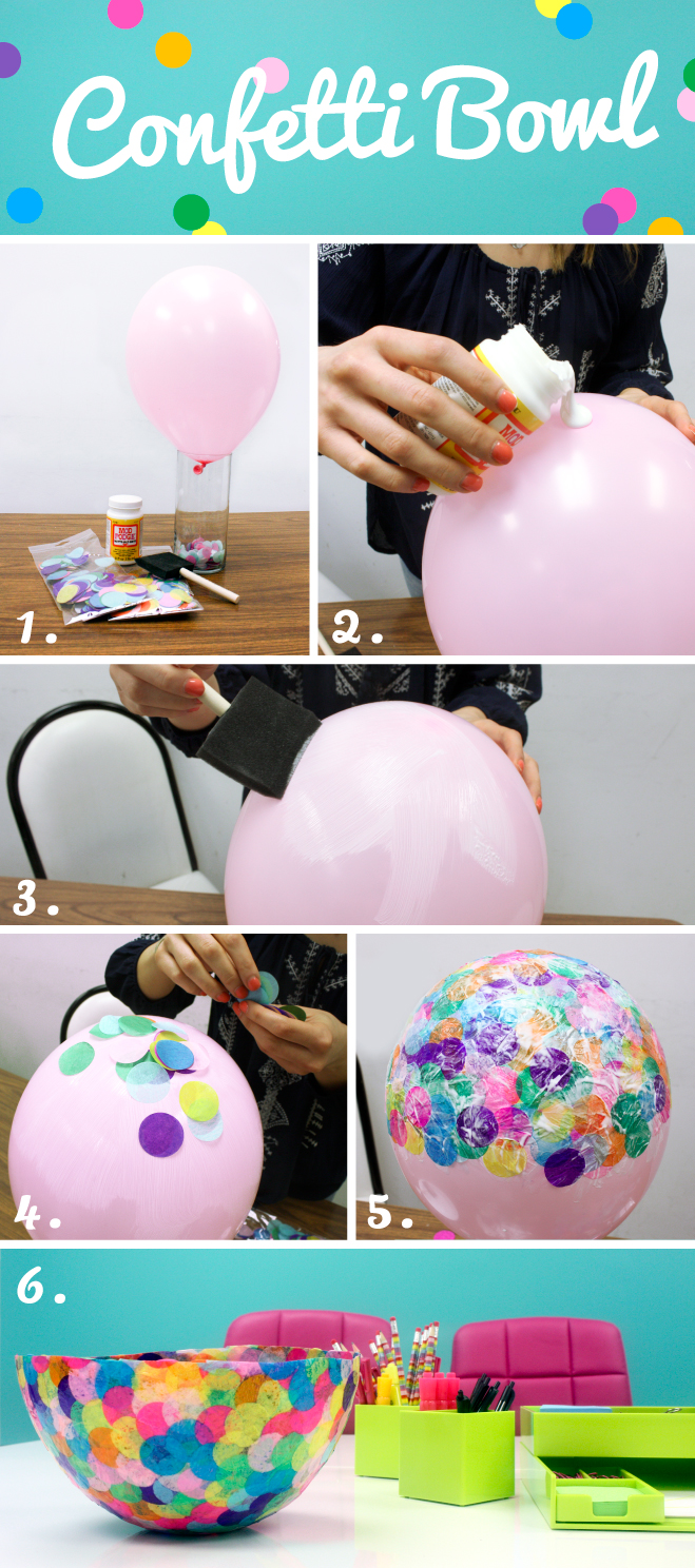 DIY Confetti Bowl