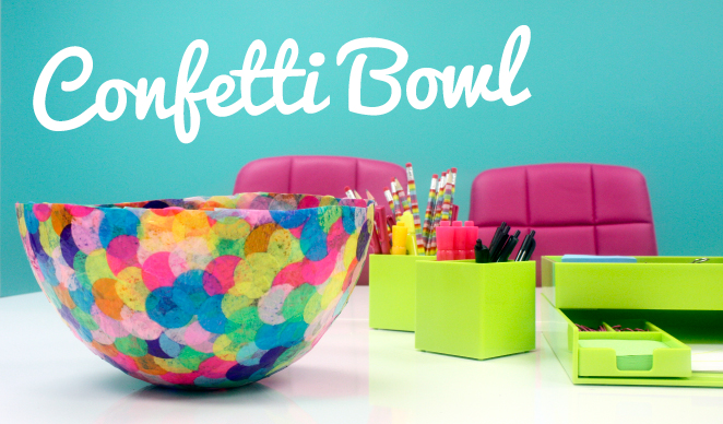 DIY Confetti Bowl